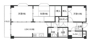 第23北斗ビルの物件間取画像